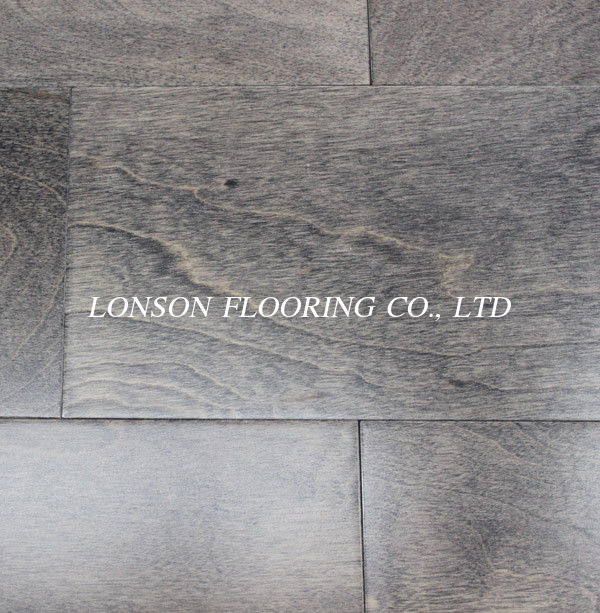 Birch Engineered Wood Flooring With Hdf Core Different Colors Available