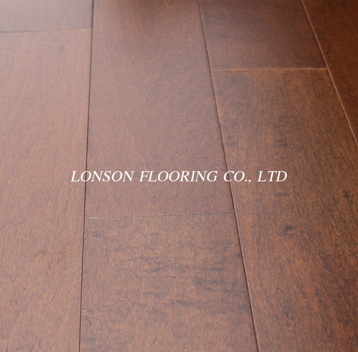 Chinese Maple Engineered Wood Flooring,Toffee color stain
