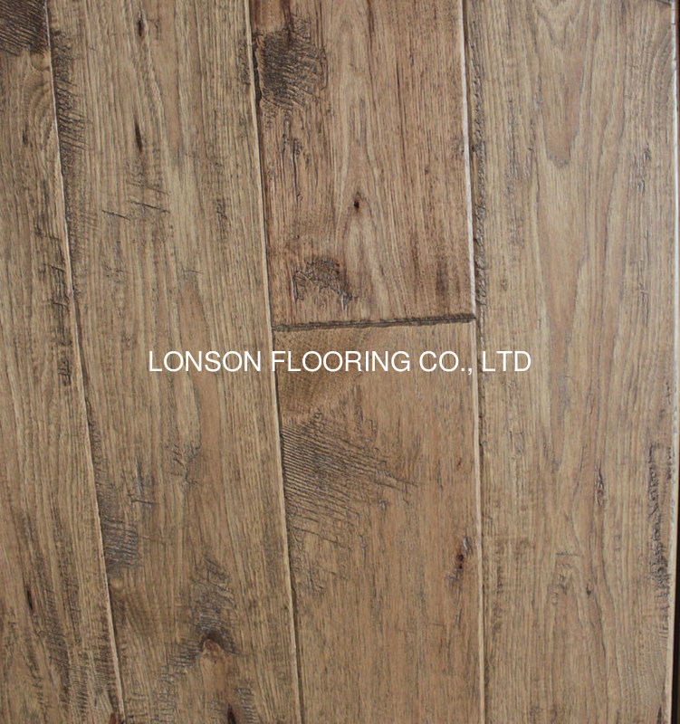 rustic American Hickory engineered flooring,antique hickory solid