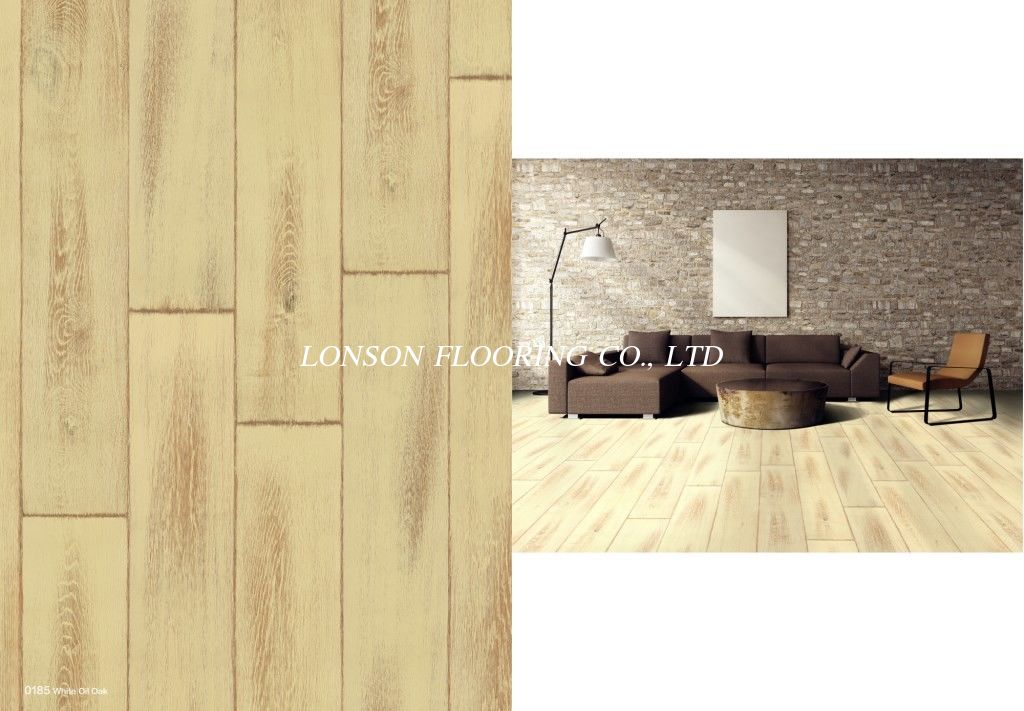 2016 Latest Color Interlocking Wood Grain Luxury Vinyl Flooring