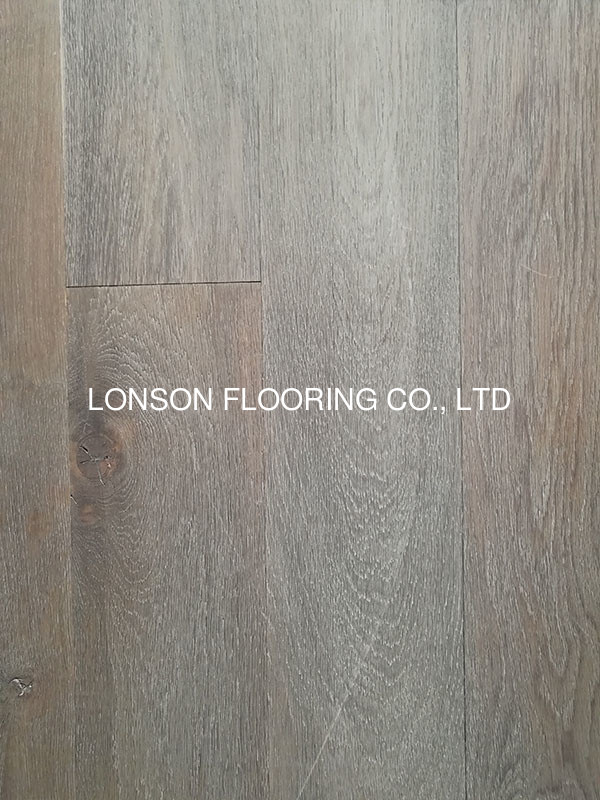 white Oak HDF engineered wood flooring, HDF core, click system