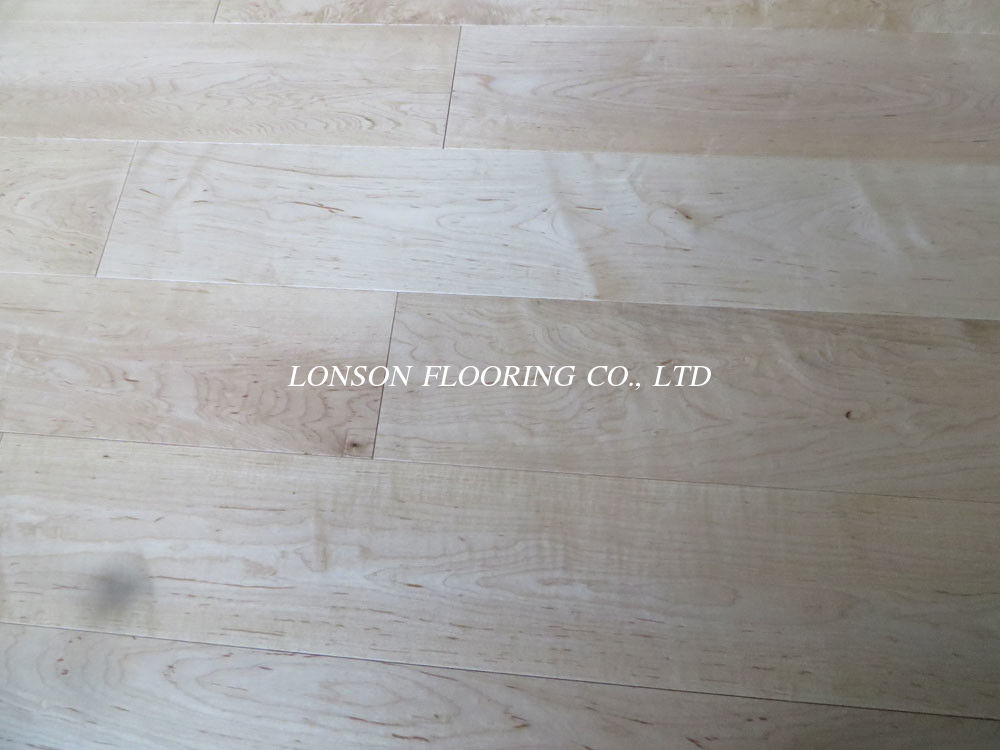 Premium Grader Natural Color China Maple Engineered Wood Flooring
