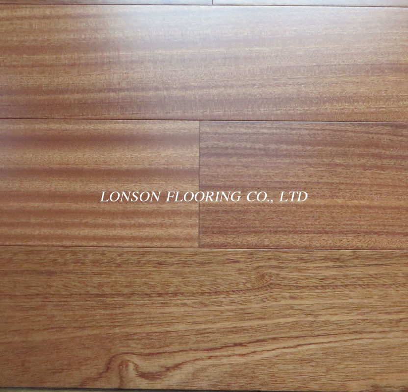 Sapele Engineered Hardwood Flooring African Sapelli Wooden Floors