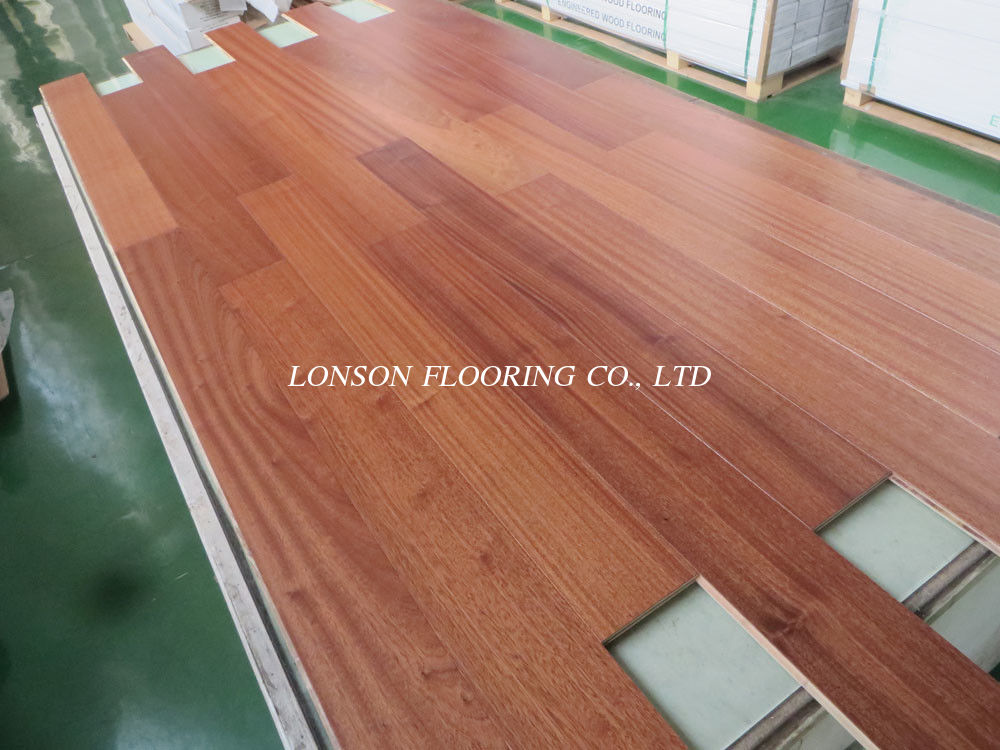 Sapele Engineered Hardwood Flooring African Sapelli Wooden Floors