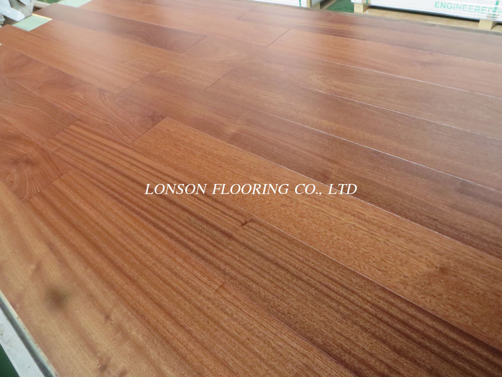 Sapele Engineered Hardwood Flooring African Sapelli Wooden Floors