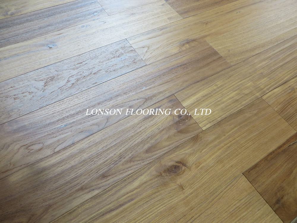 Rustic Grade Burma Teak Multi Layers Engineered Wood Flooring With