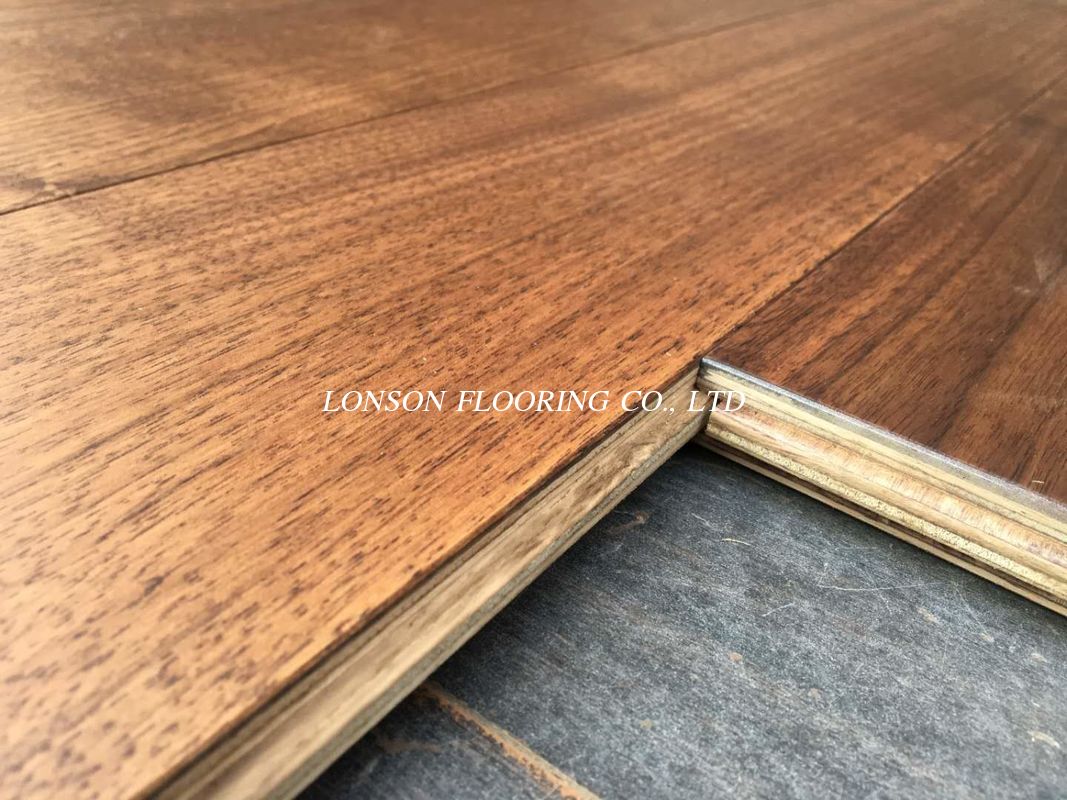 18mm American Walnut Engineered Flooring To India Stained And