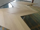 Quality Natural Vanished Chevron Oak Engineered Flooring 780 X 125MM