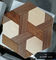 Hexagon wood engineered parquet flooring with different styles and mixed woods