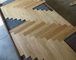 Natural Oak Herringbone Engineered Parquet Flooring, 600 X 70 X 10MM