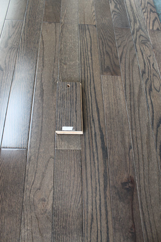 Real Solid Red Oak Hardwood Flooring City Gray Color Ab Grade