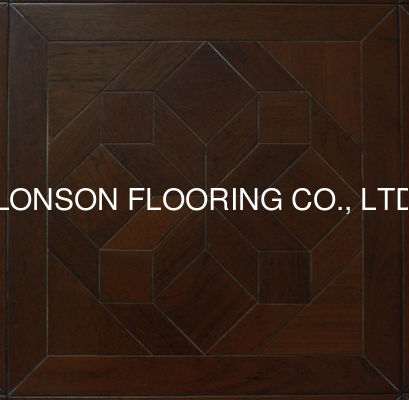 Quality Burma Teak Engineered Parquet Flooring Panels Environmental Friendly factory