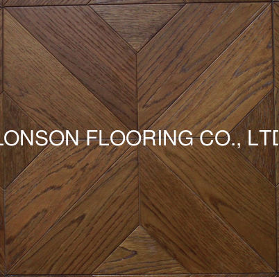Quality White Oak Parquet Tiles Engineered Wood Flooring Customized Design factory