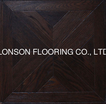 Quality Different Designs Oak Engineered Parquet Flooring Panels 450 x 450MM factory