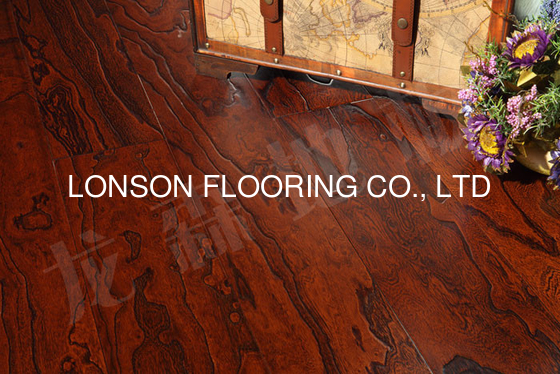 Quality Rustic Elm wood flooring factory