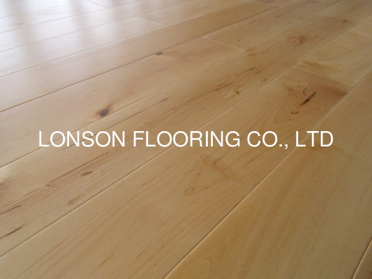 Quality China Birch Solid wood flooring, real solid, natural color, ABCD grade, factory