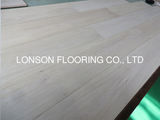 Quality Russian Oak Engineered Wood Flooring, bleach, white uv oil, ABC grade factory