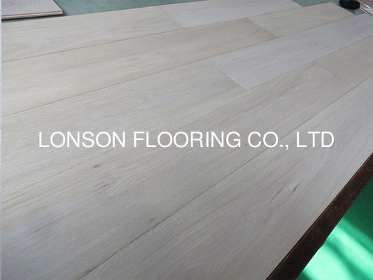 Quality Russian Oak Engineered Wood Flooring With Bleach White Uv Oil ABC Grade factory