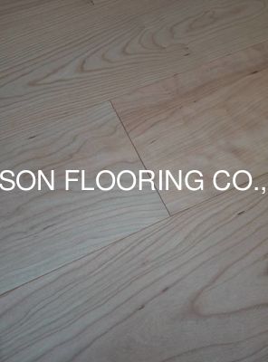 Quality American Cherry Engineered Wood Flooring AB Grade Smooth Surface Natural Color factory