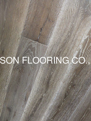 Quality Rustic European French Oak Engineered Hardwood Flooring With Cracks & Knots factory