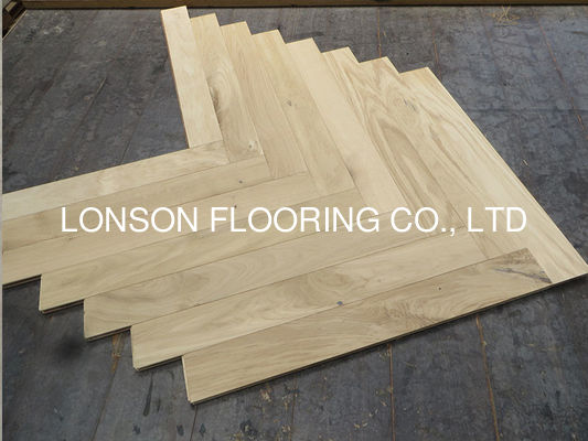 Quality Unfinished Prefinished Herringbone Flooring French Oak Engineered Wood Flooring factory