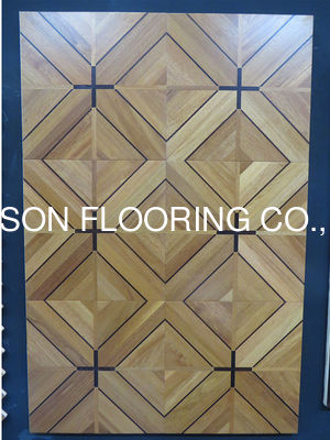 Quality 600*600mm White Oak Parquet Tiles Engineered Wood Floor Tiles Customizable factory