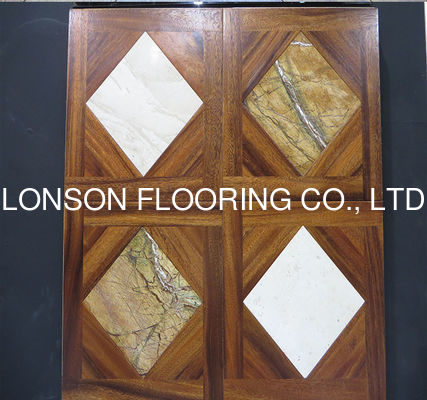 Quality 600*600mm White Oak Parquet Tiles Engineered Wood Floor Tiles Customizable factory
