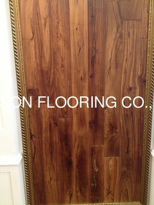 Quality Handscraped Small(short) Leaf Acacia Multi-layers engineered wood flooring factory