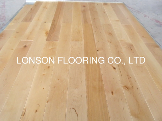 Quality China Birch Solid wood flooring, real solid, natural color, ABCD grade, factory