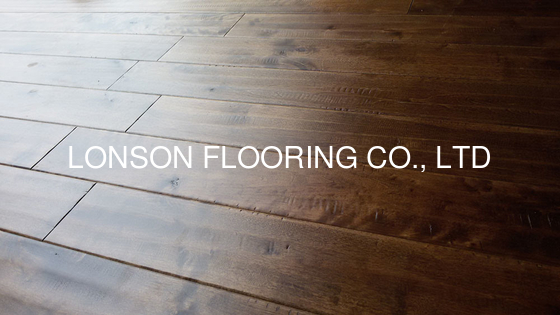 Quality rustic Solid Birch Hardwood Flooring., stained and matt finishing, handscraped and chatter surface factory
