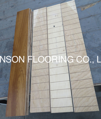 quality 2 layers burma teak engineered wood flooring, natural color with smooth surface factory