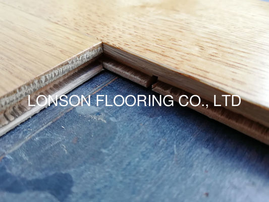 Quality Selected Graded Stained Semi Gloss Oak Engineered Wood Flooring VOC Certified factory