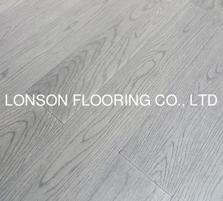 Quality Dark Grey Oak Engineered wood Flooring, Prime AB Grade & Brushed Finishing factory