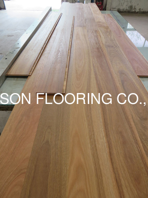 quality 180mm Wide Australian Spotted Gum Engineered Wood Flooring, Square Edge factory