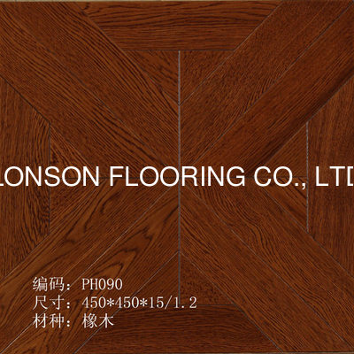 quality White Oak engineered parquet tiles wood flooring with different stained and competitive prices factory