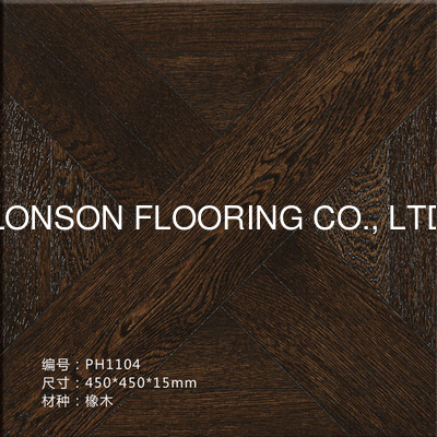 quality White Oak engineered parquet tiles wood flooring with different stained and competitive prices factory