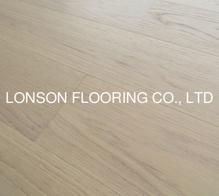 Quality premium A/B grade American White Oak Engineered Wood Flooring, color EB02, slight brushed factory