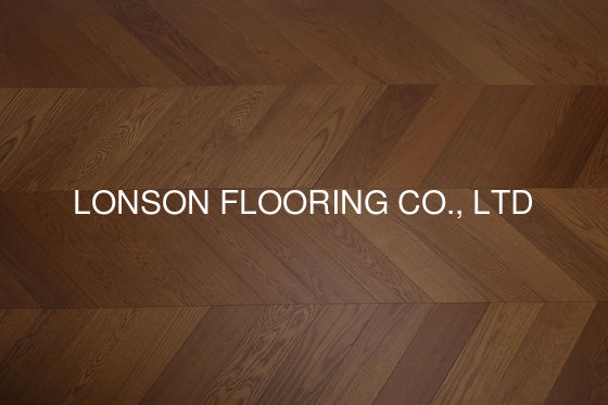 Quality 360-1200mm Oak Engineered Chevron Parquet Flooring With Angle 60 Degree factory