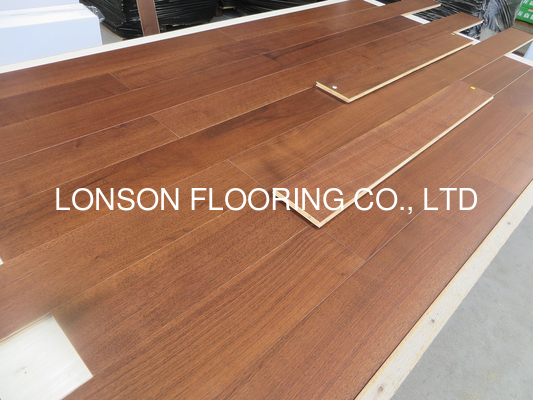 Quality premium AB grade American Black Walnut Engineered wood flooring with different stains factory