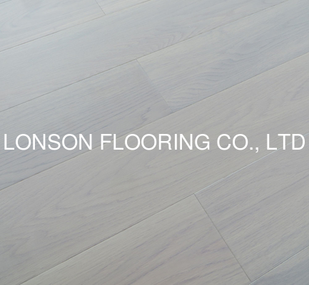 Quality Premium Russian White Oak Engineered Wood Flooring, white stained, color E35 factory