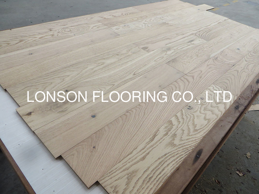 Quality Unvanished HDF Oak Engineered Wood Flooring, Character Grade, Competitive Price factory