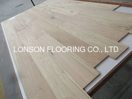 Quality Unvanished HDF Oak Engineered Wood Flooring, Character Grade, Competitive Price factory