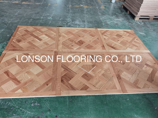 Quality Smoked Versailles Oak Parquet Engineered Flooring to UK, Character Grade factory