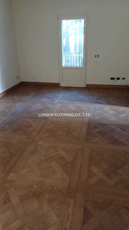 Latest company case about Oak Versailles Panels Flooring From Italy