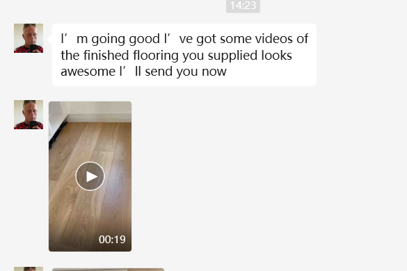 Satisfaction from Australian client