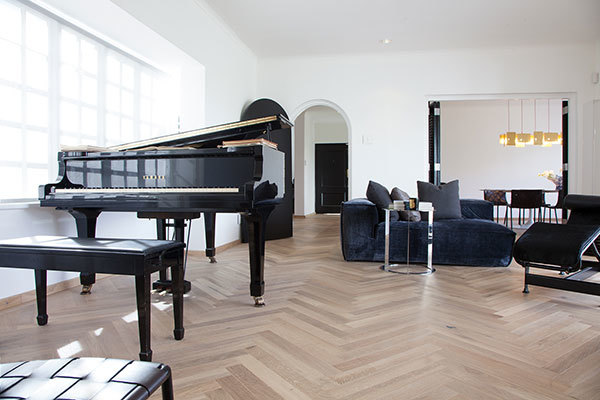 Oak Herringbone Parquet Flooring From South Africa