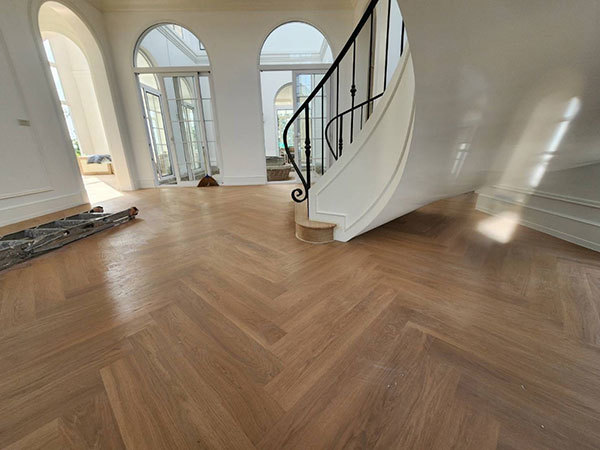 Oak Herringbone Parquet Flooring From Bangkok