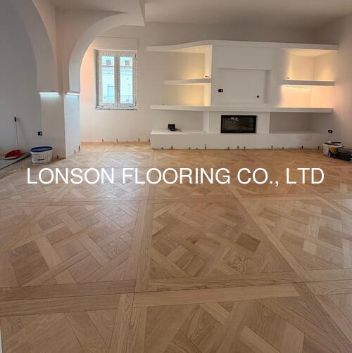 Latest company news about Versailles Oak Panels Engineered Wood Flooring from client sharing