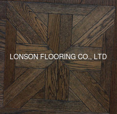 Quality Brushed Oak Wood Parquet Floor Oak Parquet Flooring Environmental Friendly factory