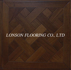 Burma Teak Versailles Engineered Parquet Flooring, Nobal For Villa and Hotel